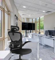 Cadeira de Escritório Giratória Ajustável Ergonômica Linha ErgoComfort