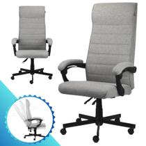 Cadeira de Escritório Giratória de Alto Conforto Ergonômico com Rodinhas que não riscam o chão Suporta até 120kg