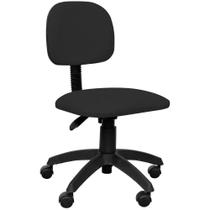 Cadeira de Escritório Giratória Executiva Ergonômica M02 Economy Material Sintético Preto - Lyam Decor