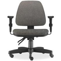 Cadeira de Escritório Giratória Executiva Ergonômica Sky Linho Cinza Escuro - Lyam Decor Cadeira de Escritório Giratória Executiva Ergonômica Sky Linho Cinza Escuro - Lyam Decor