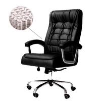 Cadeira de Escritório Giratória Presidente Big com Molas Ensacadas Preto