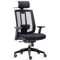 Cadeira de Escritório Giratória Presidente Executiva Song Preto - Lyam Decor Cadeira de Escritório Giratória Presidente Executiva Song Preto - Lyam Decor