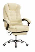 Cadeira De Escritório Giratória Reclinável Presidente Com Apoio para Pés