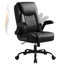 Cadeira de Escritório GTPLAYER com Braços Dobráveis em Couro Ergonômica Cadeira de Escritório GTPLAYER com Braços Dobráveis em Couro Ergonômica