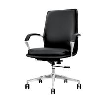 Cadeira de Escritório Home Office Diretor Orion Caramelo Encosto e Assento Espuma laminada D28 Base Giratória Cromada