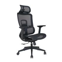 Cadeira De Escritório Home Office Ergonômica ZARUUS VULCAN Apoio de Cabeça e de Braços com Ajuste Encosto Inclinação Malha Preta Cadeira De Escritório Home Office Ergonômica ZARUUS VULCAN Apoio de Cabeça e de Braços com Ajuste Encosto Inclinação Malha Preta