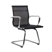 Cadeira de Escritório Interlocutor Fixa New Star Preta