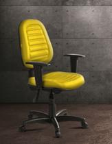 Cadeira de Escritório Internauta Premium martiflex Amarelo Claro