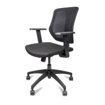 Cadeira de escritório marelli fly preta com estrutura preta Cadeira de escritório marelli fly preta com estrutura preta