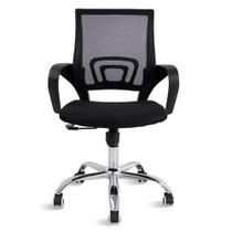 Cadeira De Escritório Mesh Giratoria New Java - Preto Cadeira De Escritório Mesh Giratoria New Java - Preto