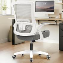 Cadeira de Escritório NEO CHAIR com Encosto Alto em Tela Ergonômica Cinza