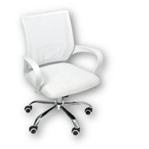 Cadeira De Escritório Oficial Begonia Tela Mesh Ergonômica Branco 1 Cadeira De Escritório Oficial Begonia Tela Mesh Ergonômica Branco 1