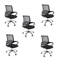 Cadeira de Escritório Oficial Begonia Tela Mesh Ergonômica