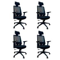 Cadeira De Escritório Oficial Comfort Max Nr17 4