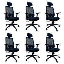 Cadeira De Escritório Oficial Comfort Max Nr17 6