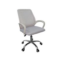 Cadeira De Escritório Oficial Esteirinha Tela Mesh Branco