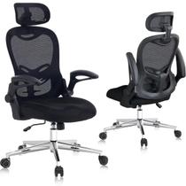 Cadeira de escritório OHFILA 407 com braços ajustáveis em malha ergonômica