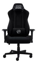 Cadeira De Escritório Pcyes Mad Racer V8 Turbo Gamer Ergonômica Full Black Com Estofado De Poliéster