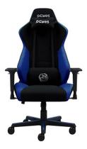 Cadeira De Escritorio Pcyes Mad Racer V8 Turbo Gamer Ergonomica Preta E Azul Com Estofado De Poliester