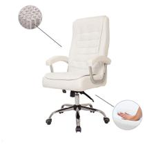 Cadeira de Escritório Presidente Big Molas Ensacadas Branca