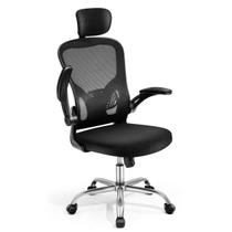 Cadeira de Escritório Presidente Duoffice Vegas DU300 Apoio De Cabeça E Lombar