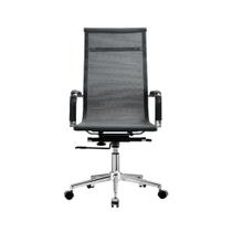 Cadeira de Escritório Presidente em Tela e Base Cromada