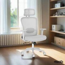 Cadeira de Escritório Presidente Ergonômica Moob Tokyo Cinza