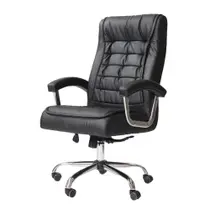 Cadeira De Escritório Presidente Executiva Big Com Molas Ensacadas Conforto Giratória Preta - Preto Cadeira De Escritório Presidente Executiva Big Com Molas Ensacadas Conforto Giratória Preta - Preto