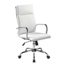 Cadeira de Escritório Presidente Giratória Eames Comfort Branca