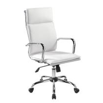 Cadeira de Escritório Presidente Giratória Eames Comfort Branca - Mobly