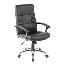 Cadeira de Escritório Presidente Giratória Office Plus Preta