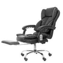 Cadeira de escritório presidente reclinável Velve - Preta - CL11.1