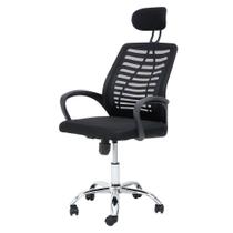 Cadeira De Escritório Presidente Ribs Tgt Tela Mesh Com Rela
