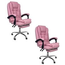 Cadeira de Escritório Presidente Soft Ergonômica Apoio Para Pés Cadeira de Escritório Presidente Soft Ergonômica Apoio Para Pés