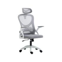 Cadeira de Escritório Presidente Tela Mesh Sistema Relax Branco/Cinza Columbus Rivatti Cadeira de Escritório Presidente Tela Mesh Sistema Relax Branco/Cinza Columbus Rivatti