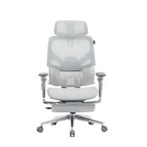 Cadeira De Escritório Presidente X-Space Aluminum Cinza