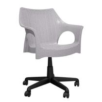 Cadeira de Escritorio RELIC Im In (PP) Branco Base Cromado Cadeira de Escritorio RELIC Im In (PP) Branco Base Cromado