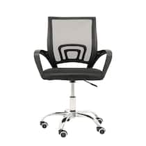 Cadeira de Escritorio Secretaria Base Cromada Com Rodinhas Bederme Cadeira de Escritorio Secretaria Base Cromada Com Rodinhas Bederme