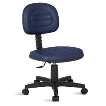 Cadeira De Escritório Secretária Com Gomo Rv Azul Escuro