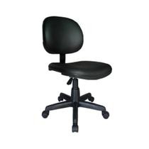 Cadeira de escritório secretaria executiva giratória Invicta Office em estofado de material sintético sem braço