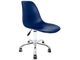 Cadeira de Escritório Secretária Giratória Azul - Bic Office Eames Empório Tiffany