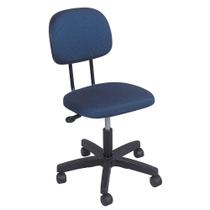 Cadeira De Escritório Secretária Giratória Azul com regulagem de altura