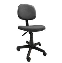 Cadeira De Escritório Secretaria Giratória Com Regulagem de Altura JSerrano Preto Com Cinza Cadeira De Escritório Secretaria Giratória Com Regulagem de Altura JSerrano Preto Com Cinza