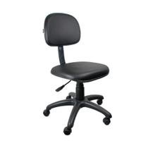 Cadeira de escritorio secretaria Invicta Office com estofado em material sintético e sem braço