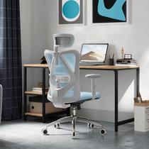 Cadeira de Escritório SIHOO M18 Ergonômica com Encosto de Cabeça e Suporte Lombar em Tela