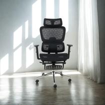 Cadeira de Escritório Trailsy Ergonômica Suporte Lombar Tela Mesh Respirável