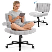 Cadeira de Escritório Vigosit Criss Cross com Braços Ajustáveis e Acolchoamento Macio