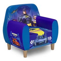 Cadeira de Espuma Delta Children Batman Batwheels Azul para Crianças