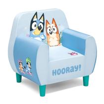 Cadeira de espuma Delta Children Bluey Blue para crianças de 3 anos ou mais