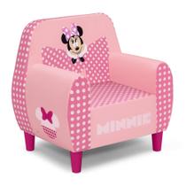 Cadeira de espuma Delta Children Disney Minnie Mouse para crianças rosa